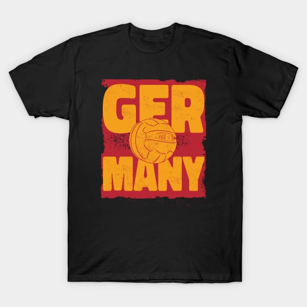 Vintage German Football // Retro Germany Soccer T-Shirt by SLAG_Creative